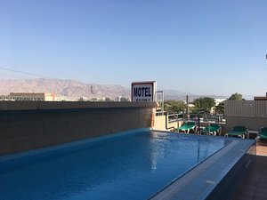 Motel Aviv in Eilat, image may contain: Hotel, Pool, Water, Swimming Pool