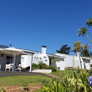Cottage Exterior with wine tasting room