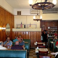 very tight dining area