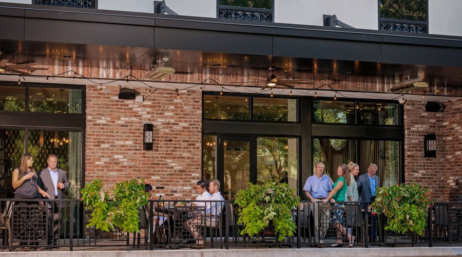 Outdoor Dining Overlooking Bienville Square