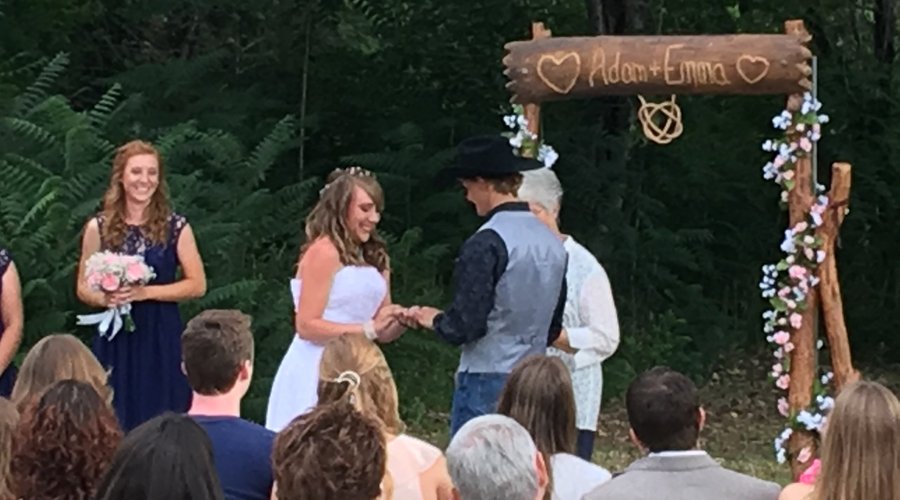 Another lucky man getting the girl of his dreams here at Los Olmos Lodge 