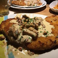 Schnitzel mit Rahmpfifferlingen