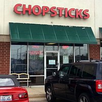 front of & entrance to Chopsticks