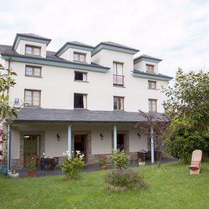 Fachada posterior del Hotel
