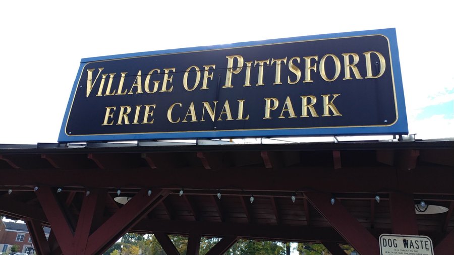 Signage for Village of Pittsford Erie Canal Park