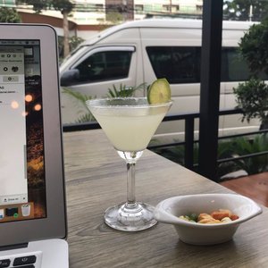 Happy Hour cocktails on the terrace