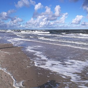 Plaża - październik 2017