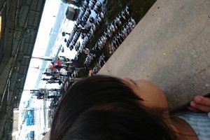 旅行者の写真