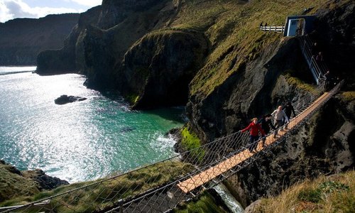 Carrick-a-Rede Rope Bridge, Causeway Coastal Route, County Antrim