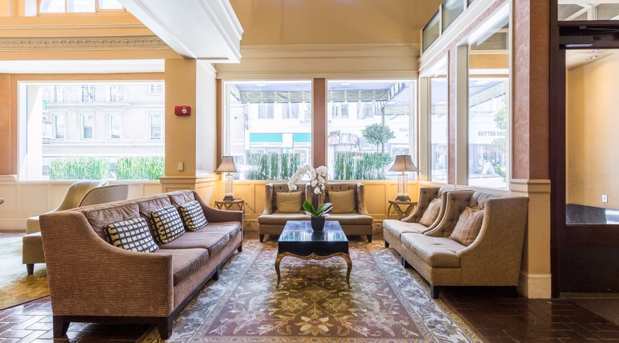 Our lobby has wonderful natural light