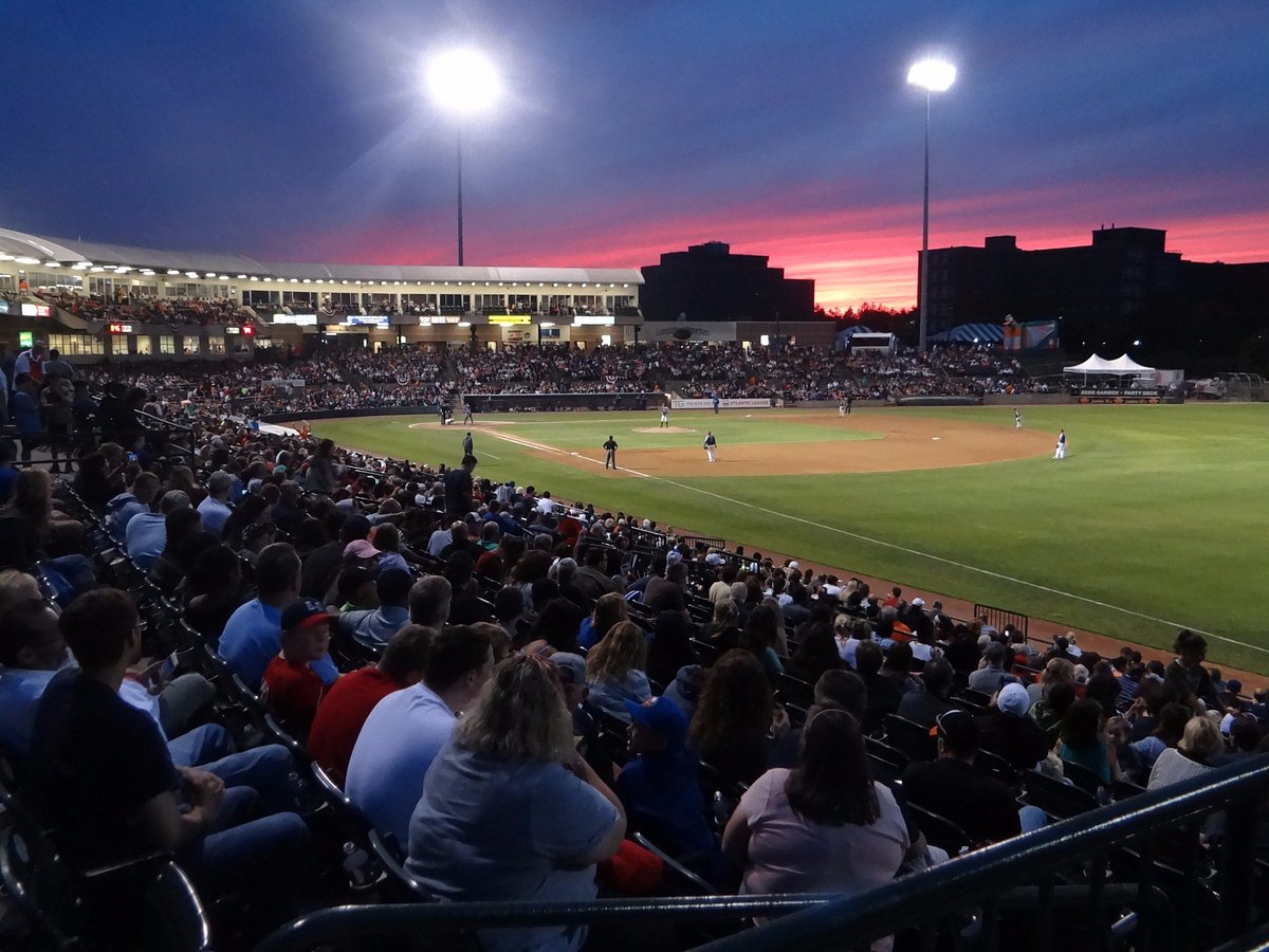 Bethpage Ballpark, home of the Long Island Ducks minor league baseball team,  Long Island, NY Stock Photo - Alamy