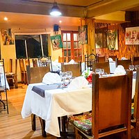 The dining room