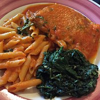 5. Eggplant Parmigiano- half&half