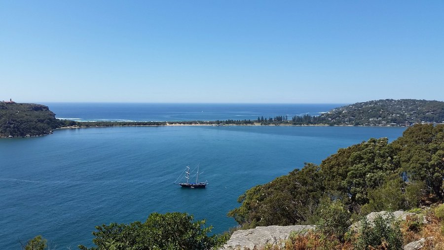 Looking across to the Barrenjoye Spit