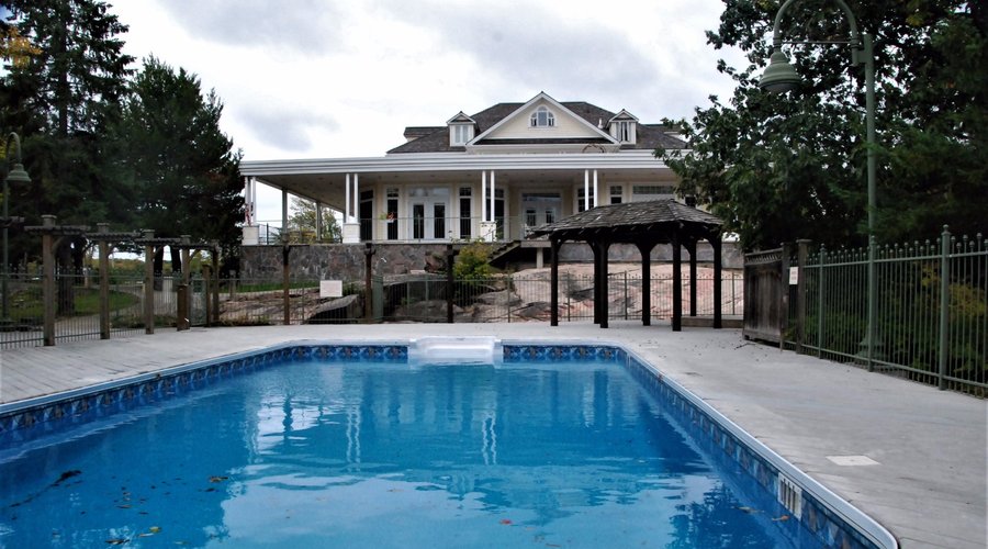Main house and pool
