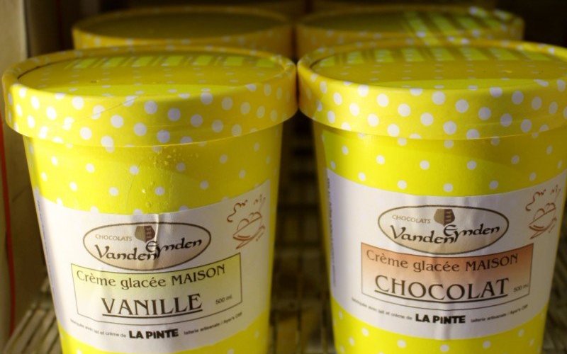 crème glacée maison en pot de 500 ml