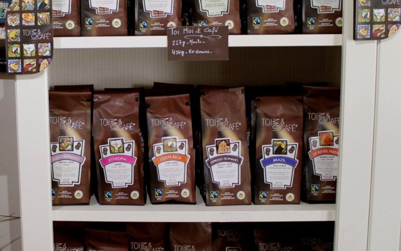 seul dépositaire en Estrie du café TOIMOI Café