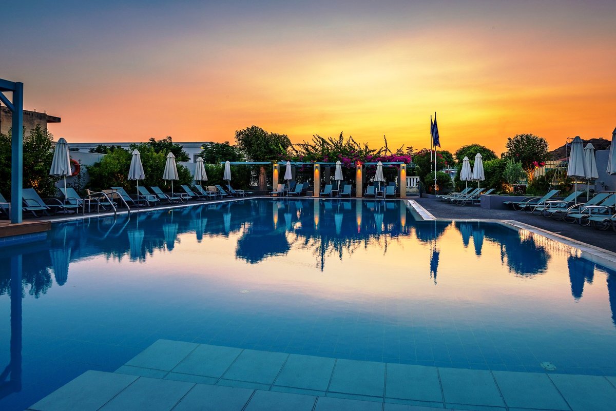 Море, горы, тишина и комфорт! - отзыв о Sovereign Beach Hotel, Кардамена,  Греция - Tripadvisor