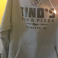 Tino's sweatshirt