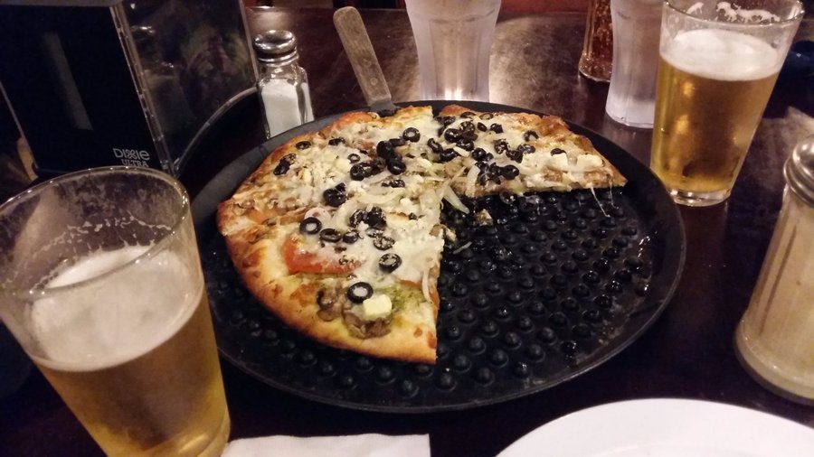 Muy rica pizza