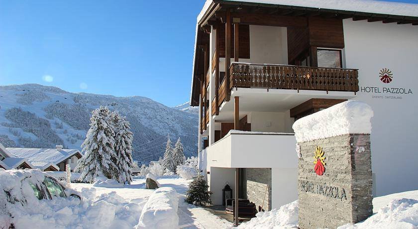 Hotel im Winter