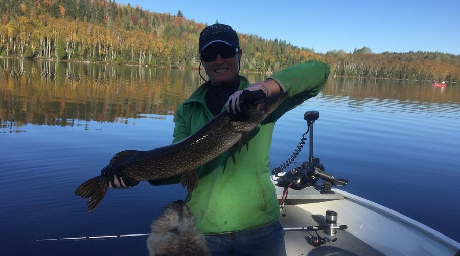 While visiting at Olive the Lake Fishing Lodge