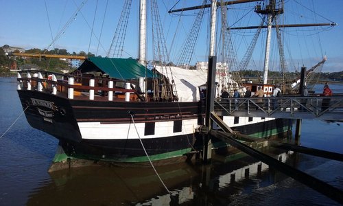 Many former cargo ships were converted to carry people, not comfortably.