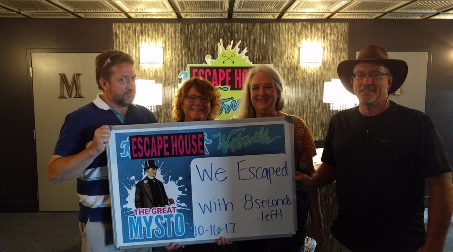 We made it out with 8 seconds to spare!