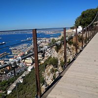 looking back. there is an alternative path round the bridge.if you don't fancy the bridge