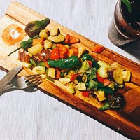 Verduras salteadas con mermeladas
