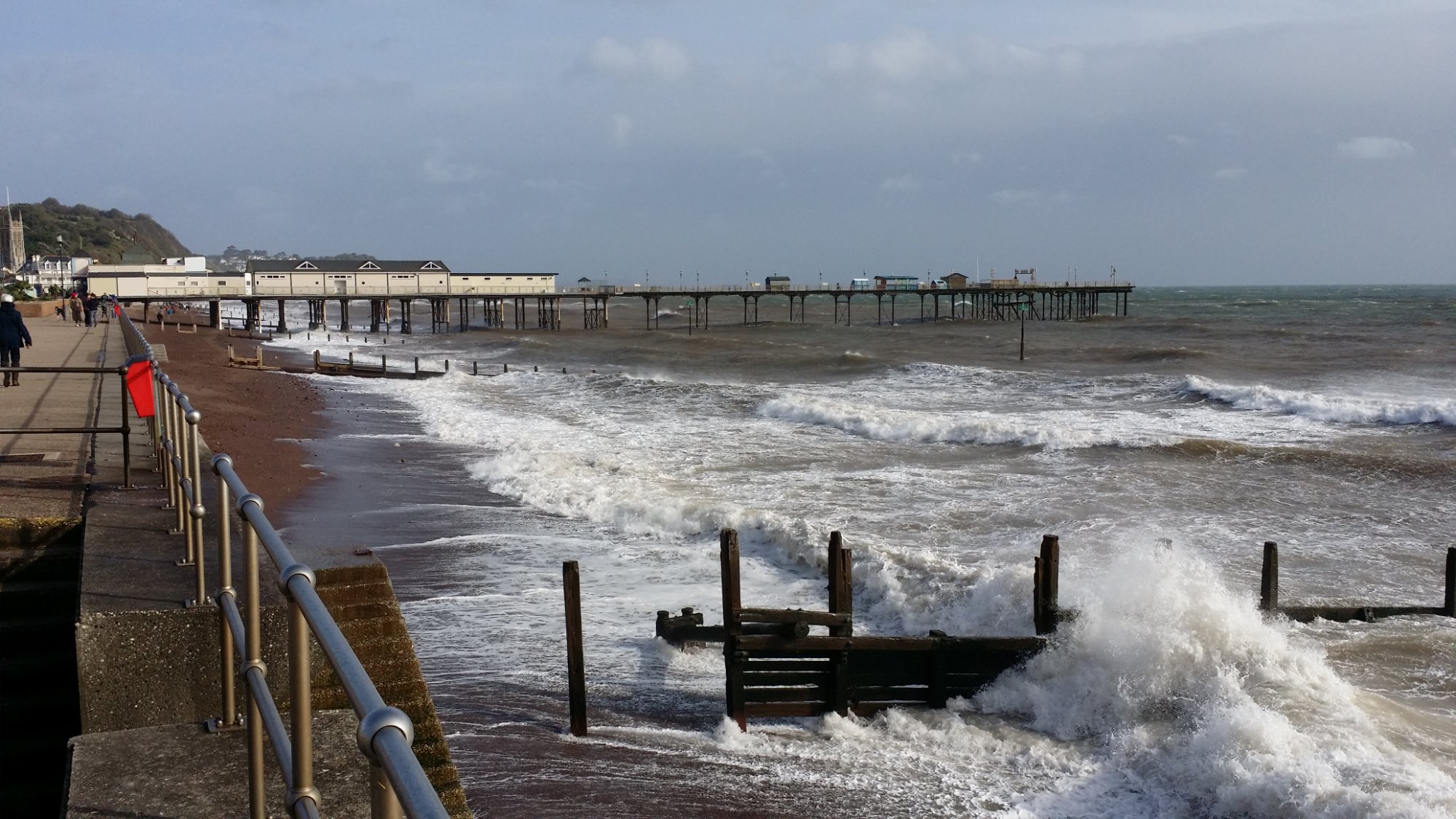 2022 Teignmouth Town Beach   Beach During Winds From 