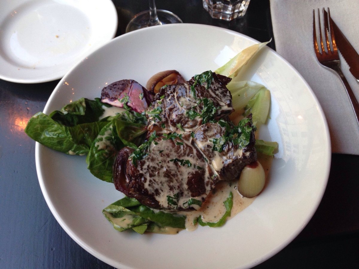 The flank steak burger - Picture of Kuja Bar & Bistro, Helsinki -  Tripadvisor