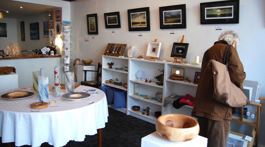 The inside of Cloud 9 is as welcoming as the outside with a range of locally sourced art and cra