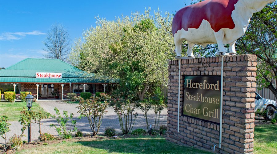 The Hereford Steakhouse Char Grill on the premises of the Rest Point Motor Inn