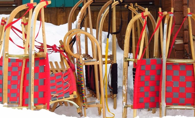 Don´t want to ski even snowboard? Rent the sledges.