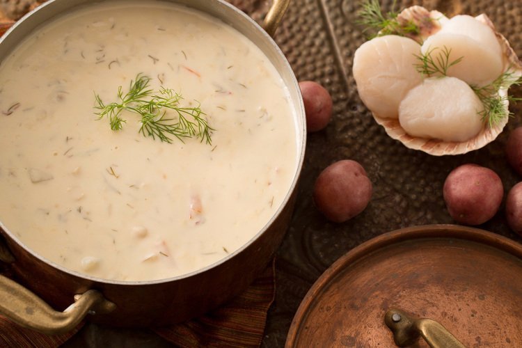 Award Winning Seared Scallop Chowder