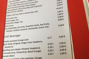 Speisekarte