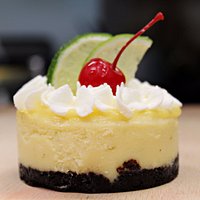 House made key lime cheesecake
