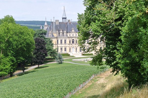 France, Marne, Boursault, the wine producing castle commissioned