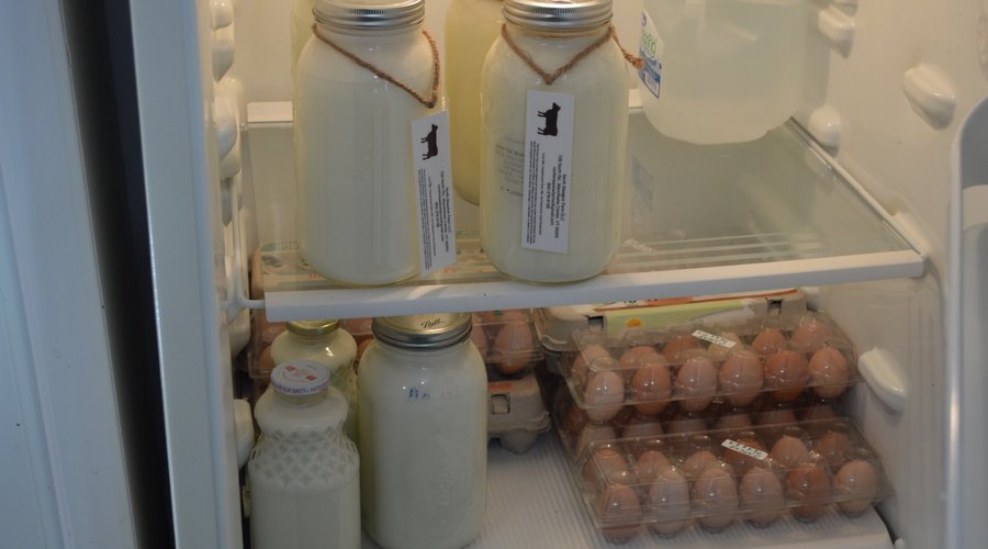 Try our raw milk and farm fresh eggs.