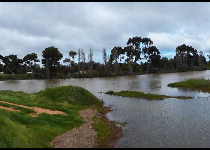The Railway Reservoir. RV bay opposite