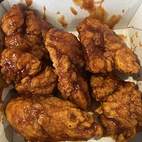 Half price boneless on Thursday. Honey BBQ is shown.