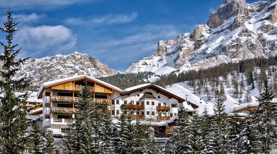 Hotel in winter