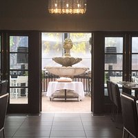 Entrance to The upper dining area and Citrus patio