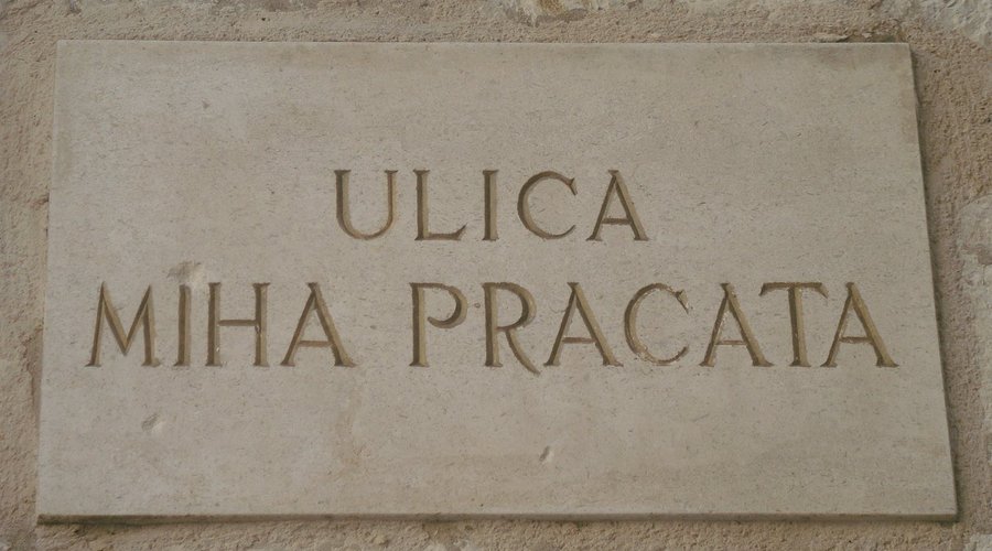 The street sign