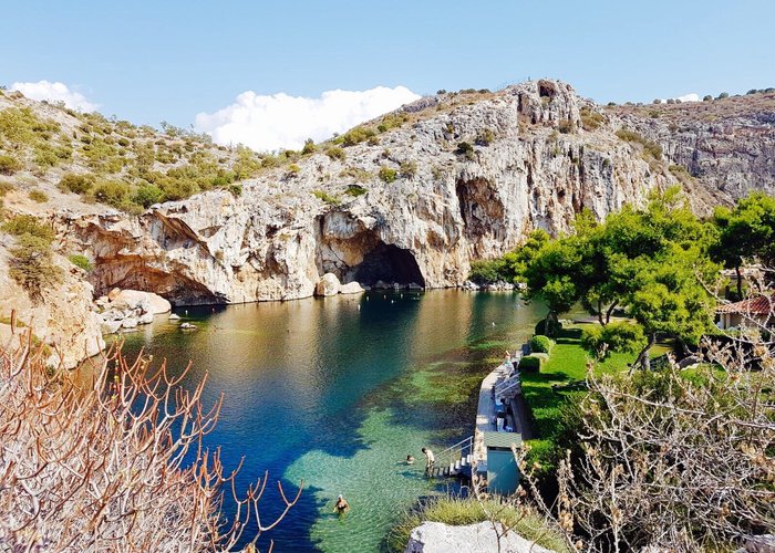 Relaxing day at Lake Vouliagmeni
