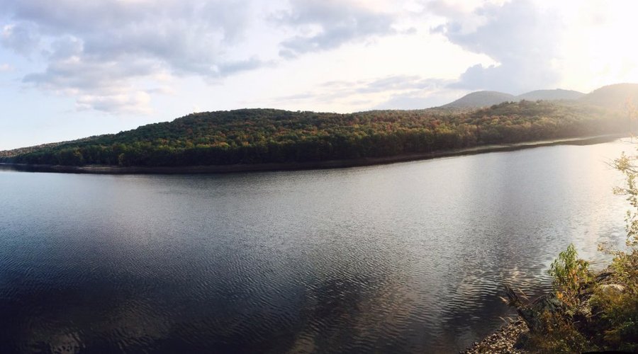 View of the reservoir