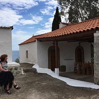 Prachtige trail naar de kapel. Mooi wandelpad en mooie uitzichten