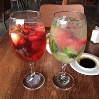 Sangria (left) Soda Sandia (right)