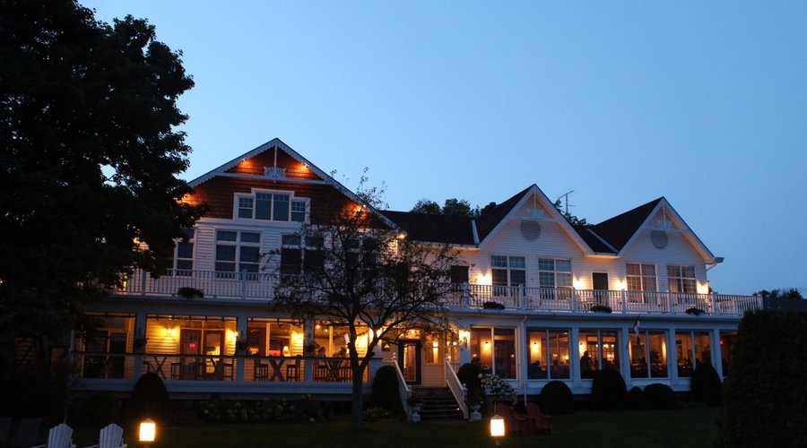 Main Lodge from the Riverfront 